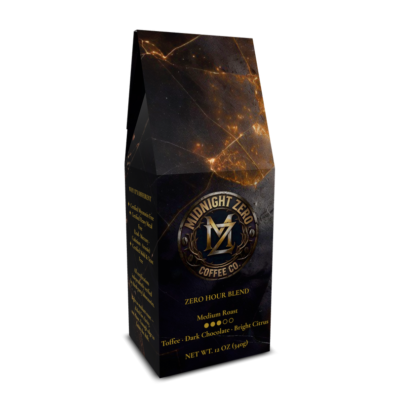 Zero Hour Blend β Medium Roast 12oz Coffee