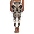 Memento Mori Leggings Black stitching Leggings