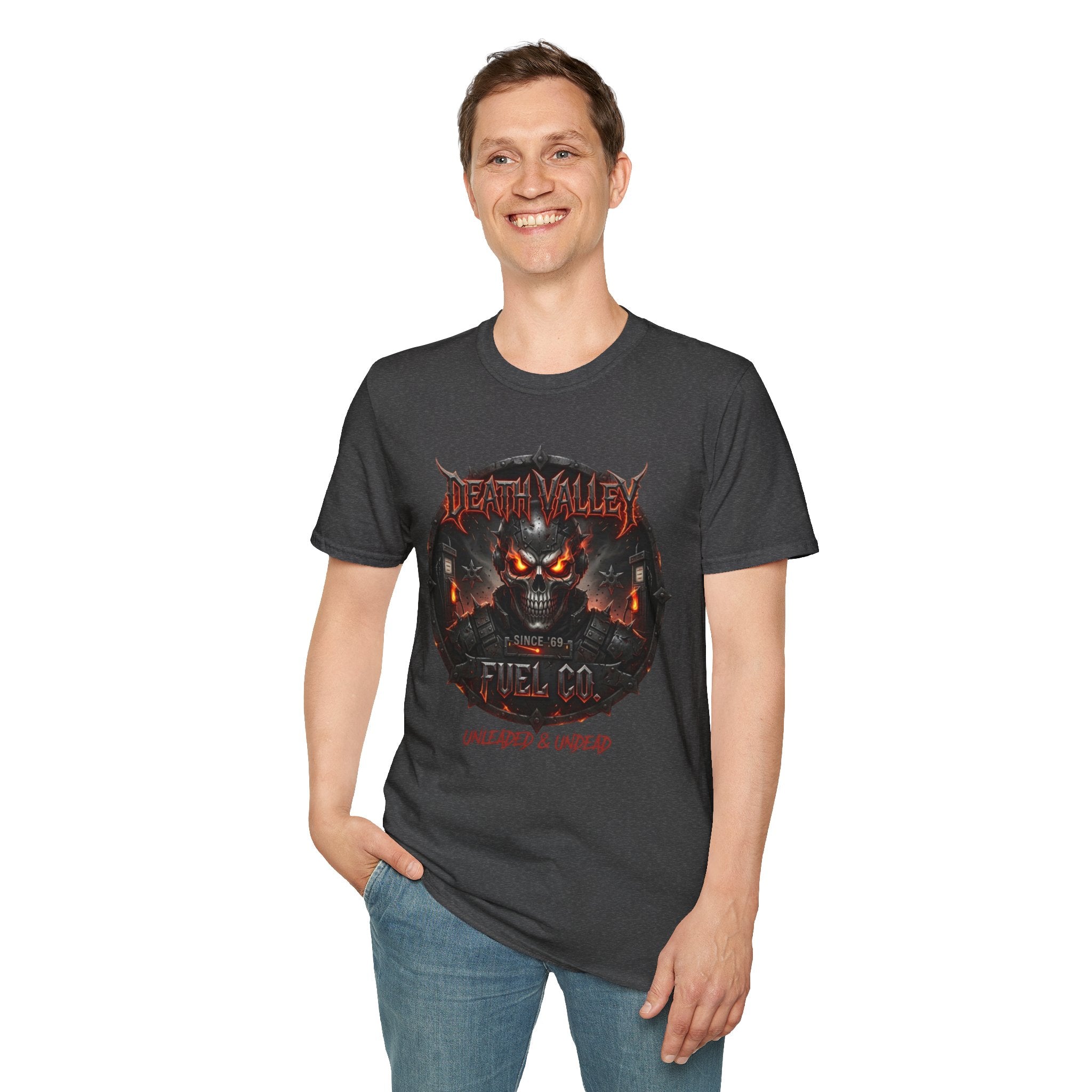 Death Valley Fuel Co. Tee — Unleaded & Undead Dark Heather T-Shirt