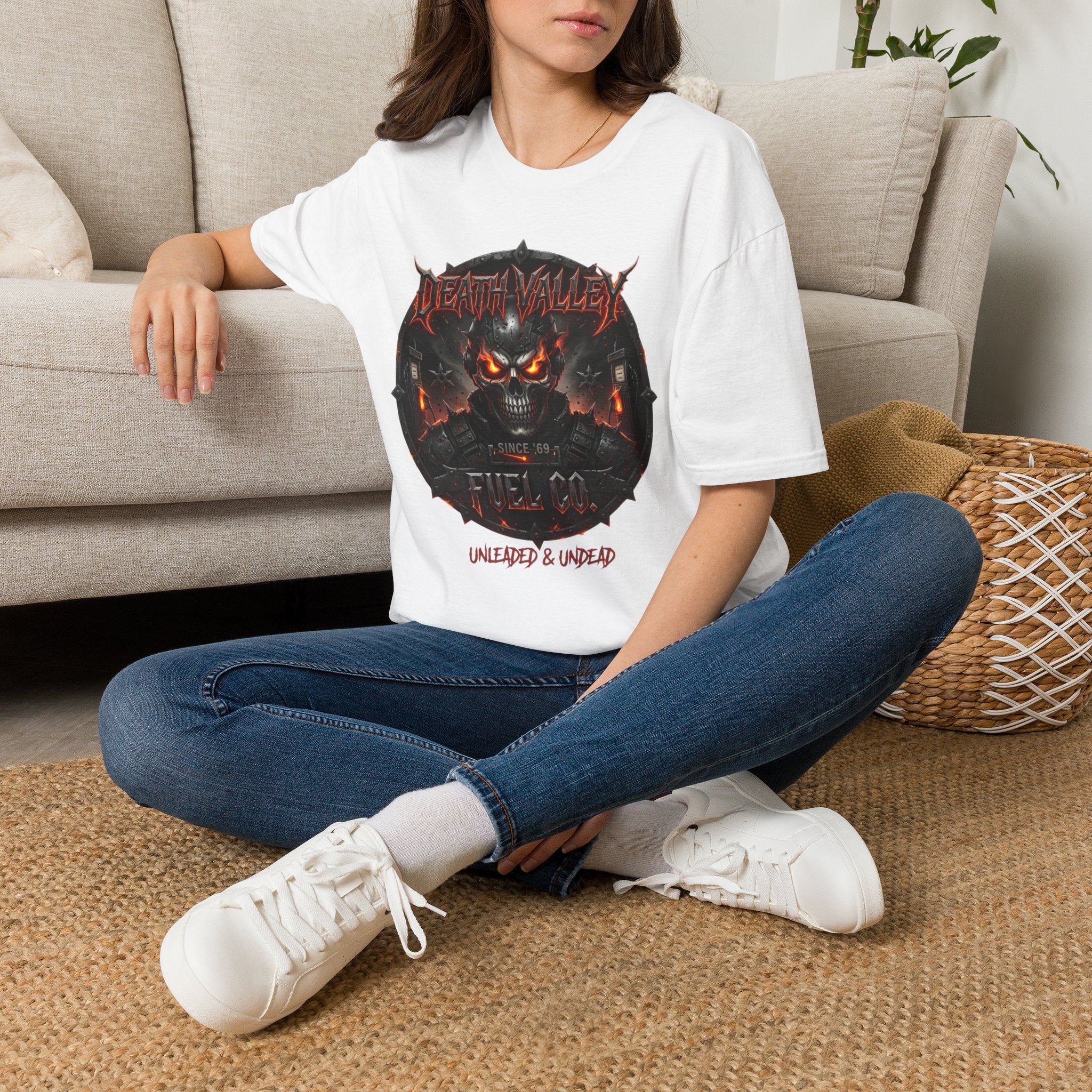 Death Valley Fuel Co. Tee — Unleaded & Undead White T-Shirt
