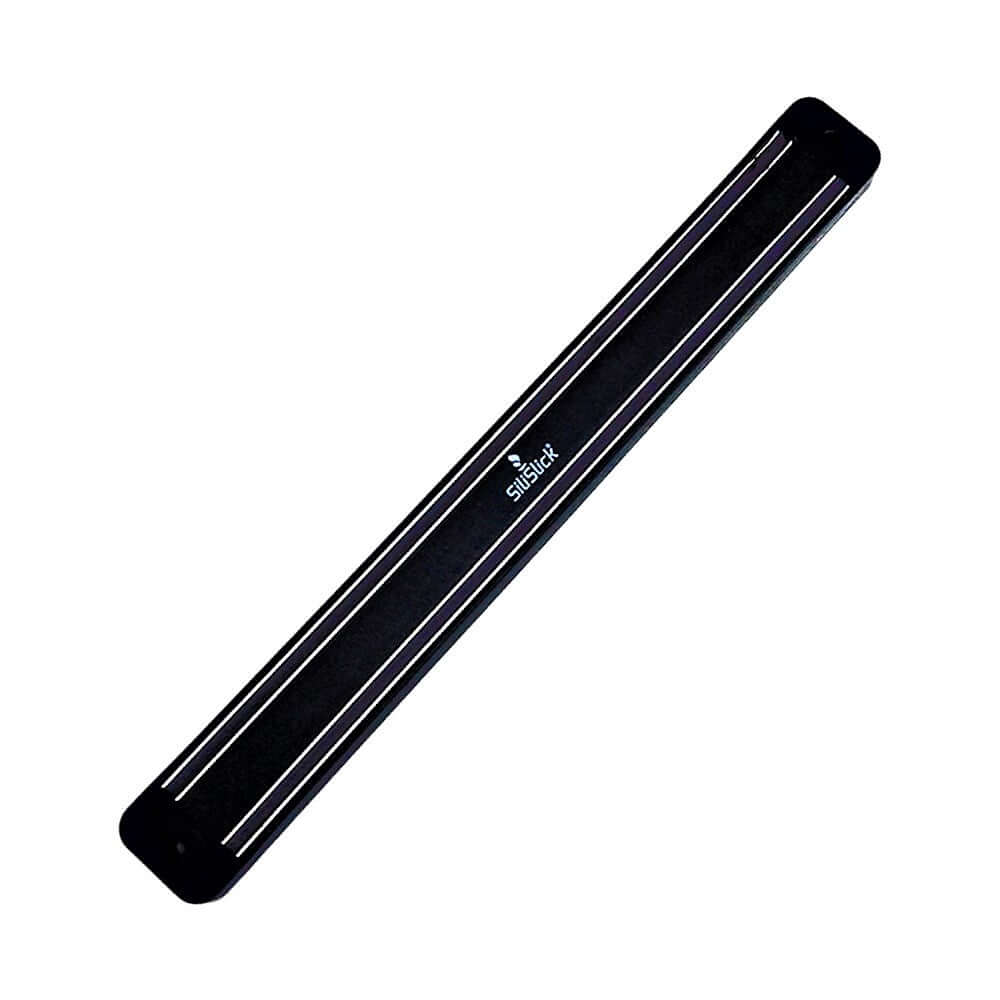 Kitchen Knife Set Kit & Black Magnetic Rack & sharpener Kitchen knives