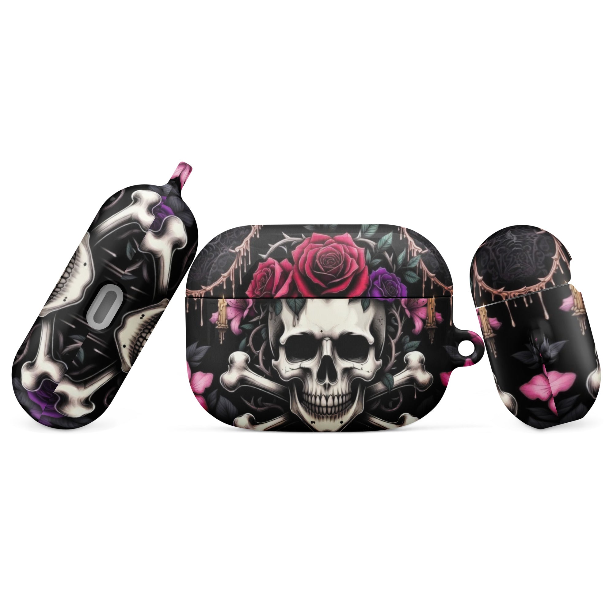 Garden of the Skull Case for AirPods® AirPods Pro Gen1 Headset & Headphone Accessories