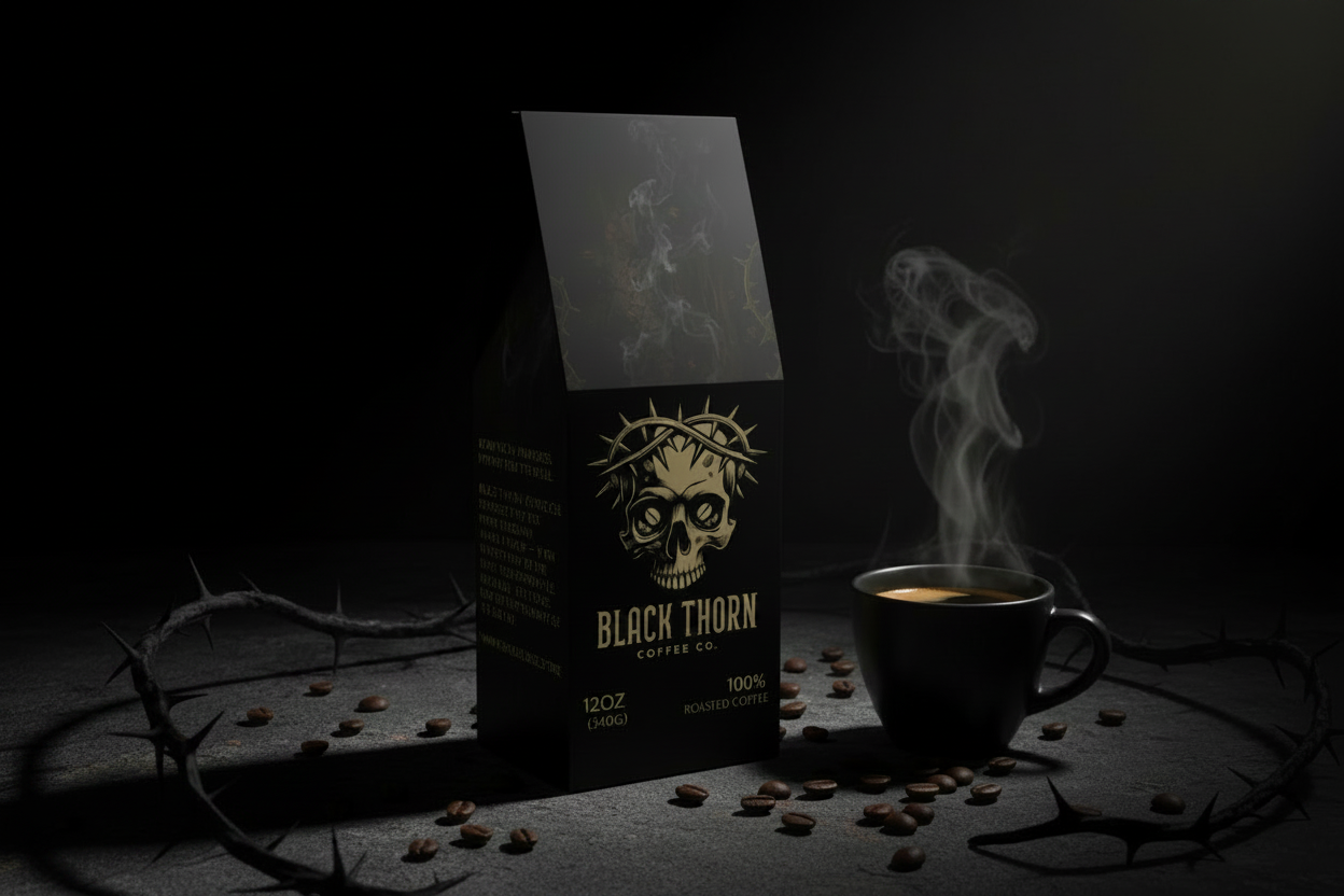 Black Thorn Coffee Co. — Dark Roast 12oz Coffee