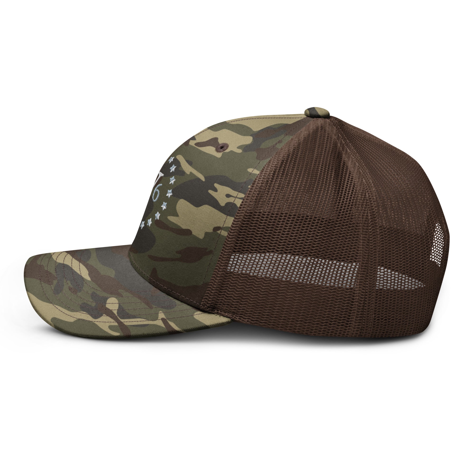 American Viking '76 Camouflage trucker hat Trucker Hats