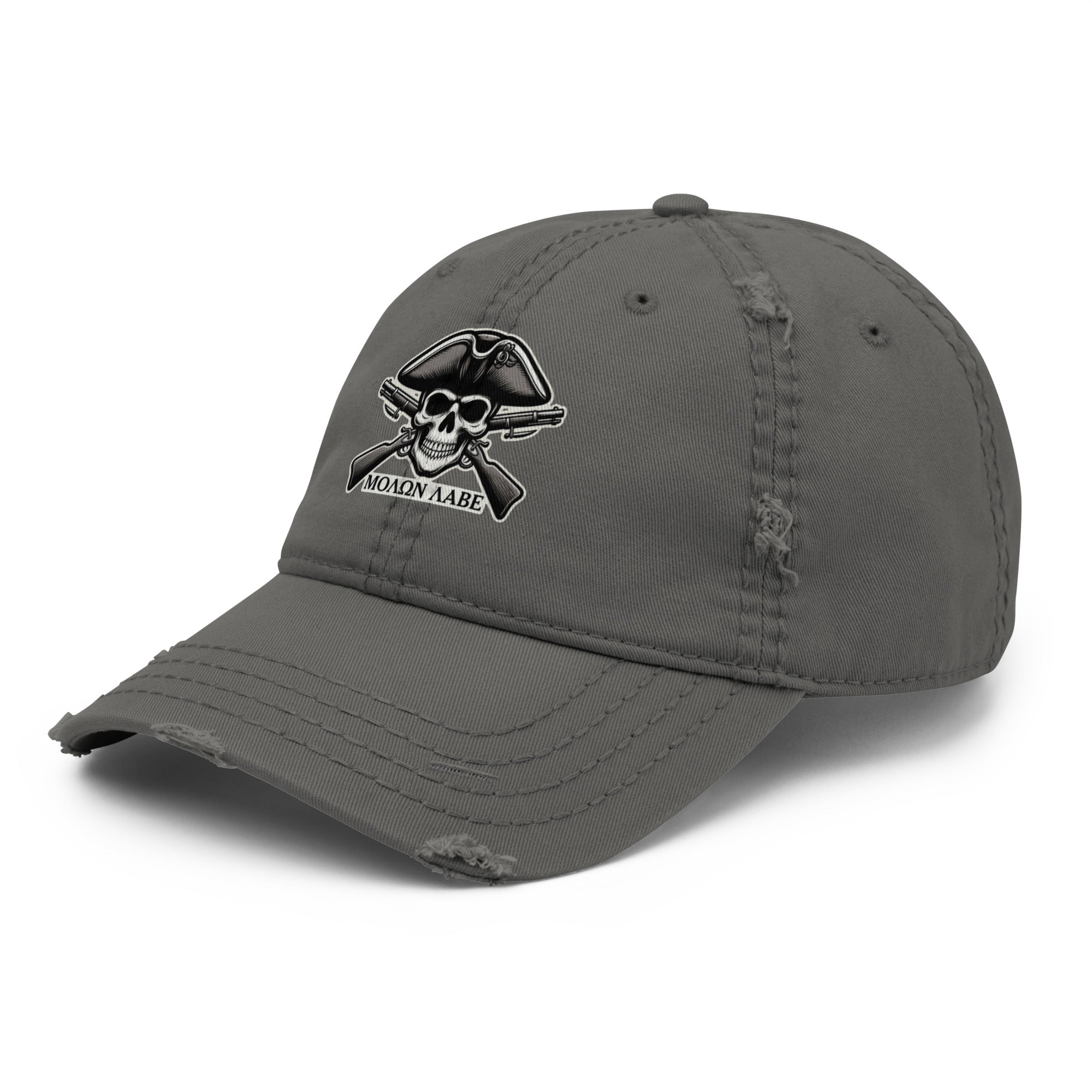 ΜΟΛΩΝ ΛΑΒΕ "Come and Take Them" Distressed Hat EMBROIDERY