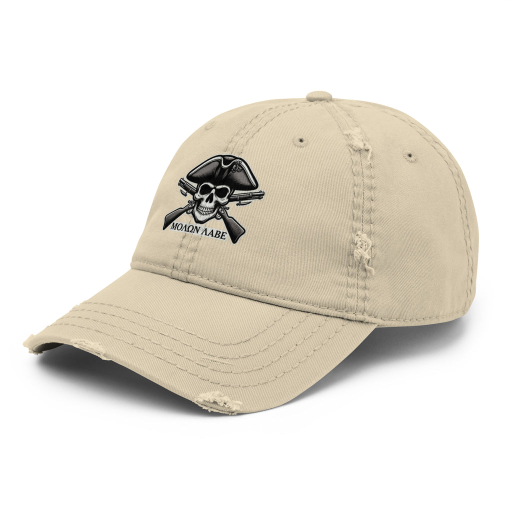 ΜΟΛΩΝ ΛΑΒΕ "Come and Take Them" Distressed Hat EMBROIDERY