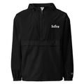 SkullForge Embroidered Champion Packable Jacket Black EMBROIDERY