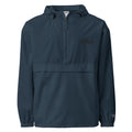 SkullForge Embroidered Champion Packable Jacket Navy Jacket