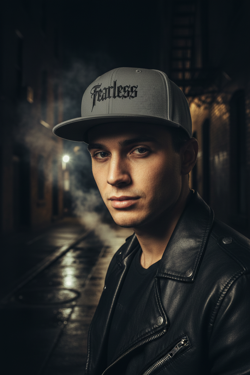 Fearless Snapback — Charcoal Editorial