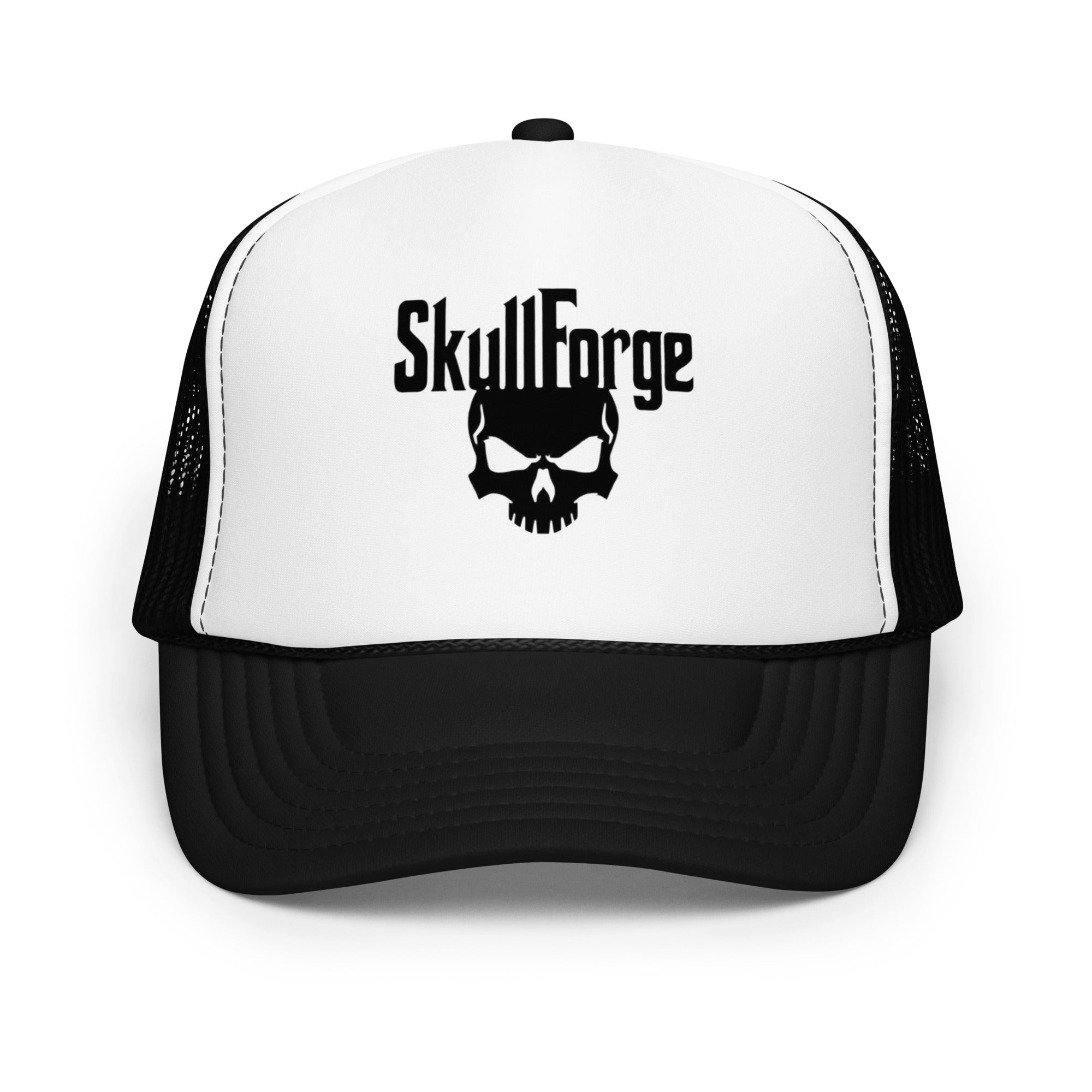 Skull Commander Foam Trucker Hat - Premium Headwear | SkullForge