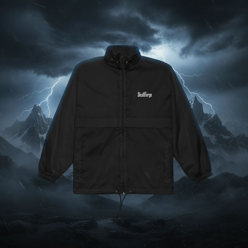 SkullForge Unisex windbreaker Jacket, Windbreaker, Coats and Jackets