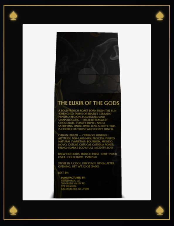 Black Thorn Coffee Co. — Dark Roast 12oz Coffee