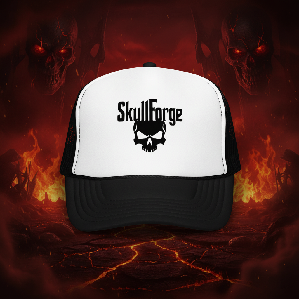 The Skull Commander foam trucker hat Trucker Hats