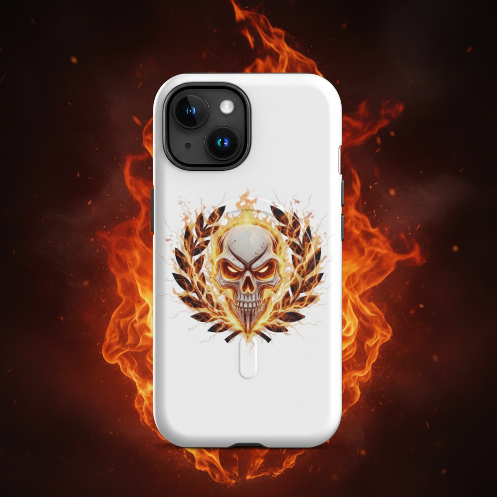 Blazing Skull Rage MagSafe® tough case for iPhone® Phone Cases