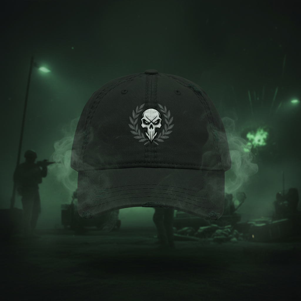 Dark 30 Ops Distressed Dad Hat Baseball Caps