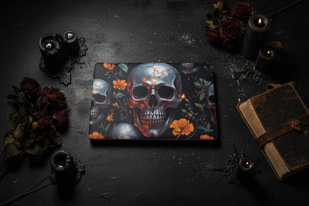 Inferno Bloom MacBook Case Laptop Sleeve