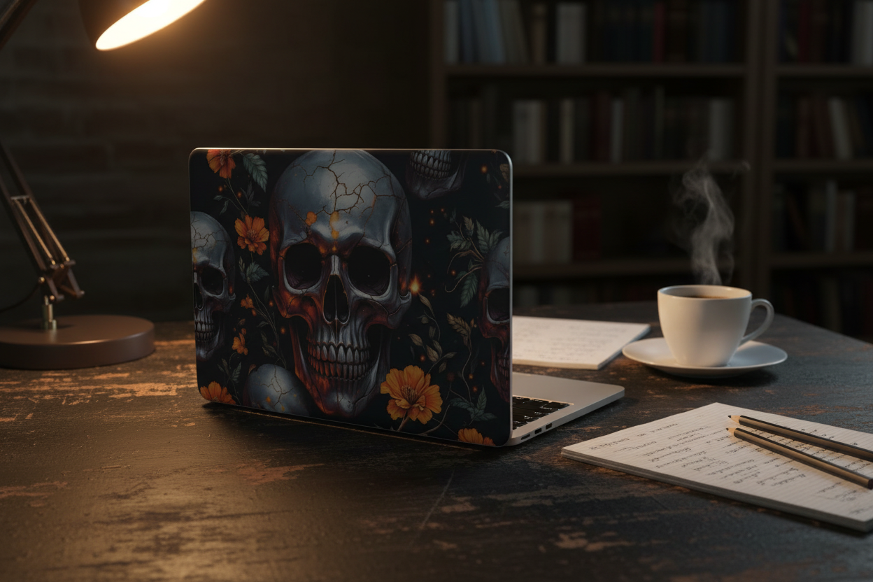 Inferno Bloom MacBook Case Laptop Sleeve