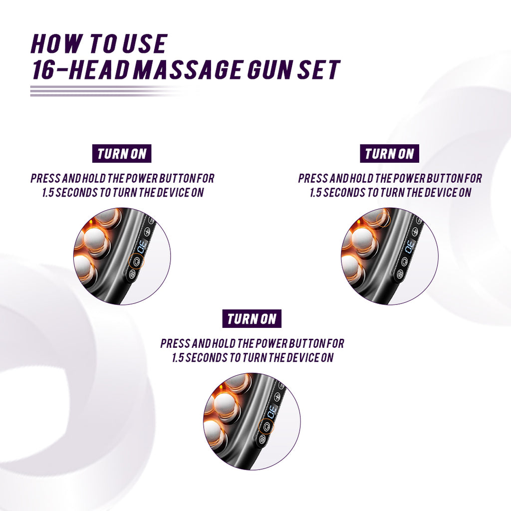 Multi-Head Massage Gun Massage