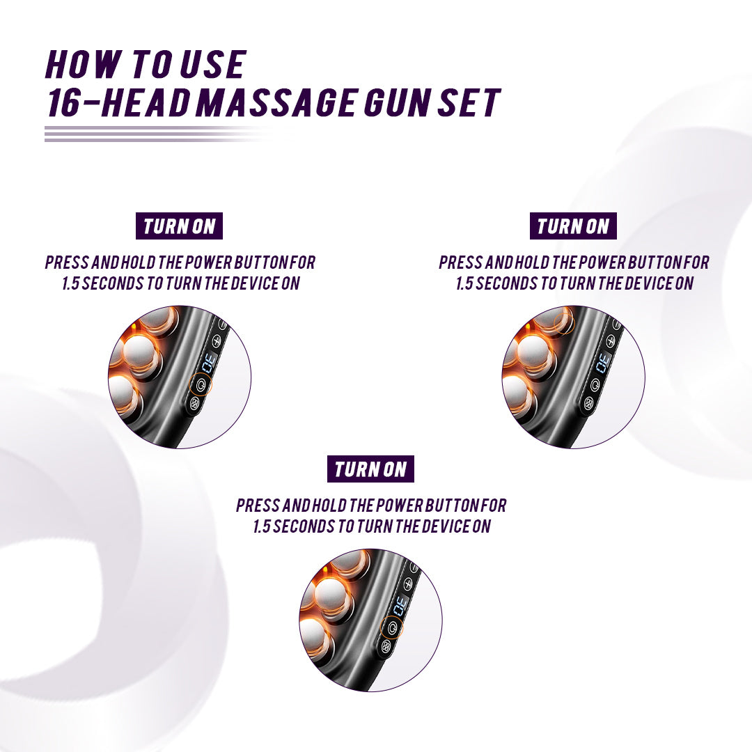 Multi-Head Massage Gun Massage