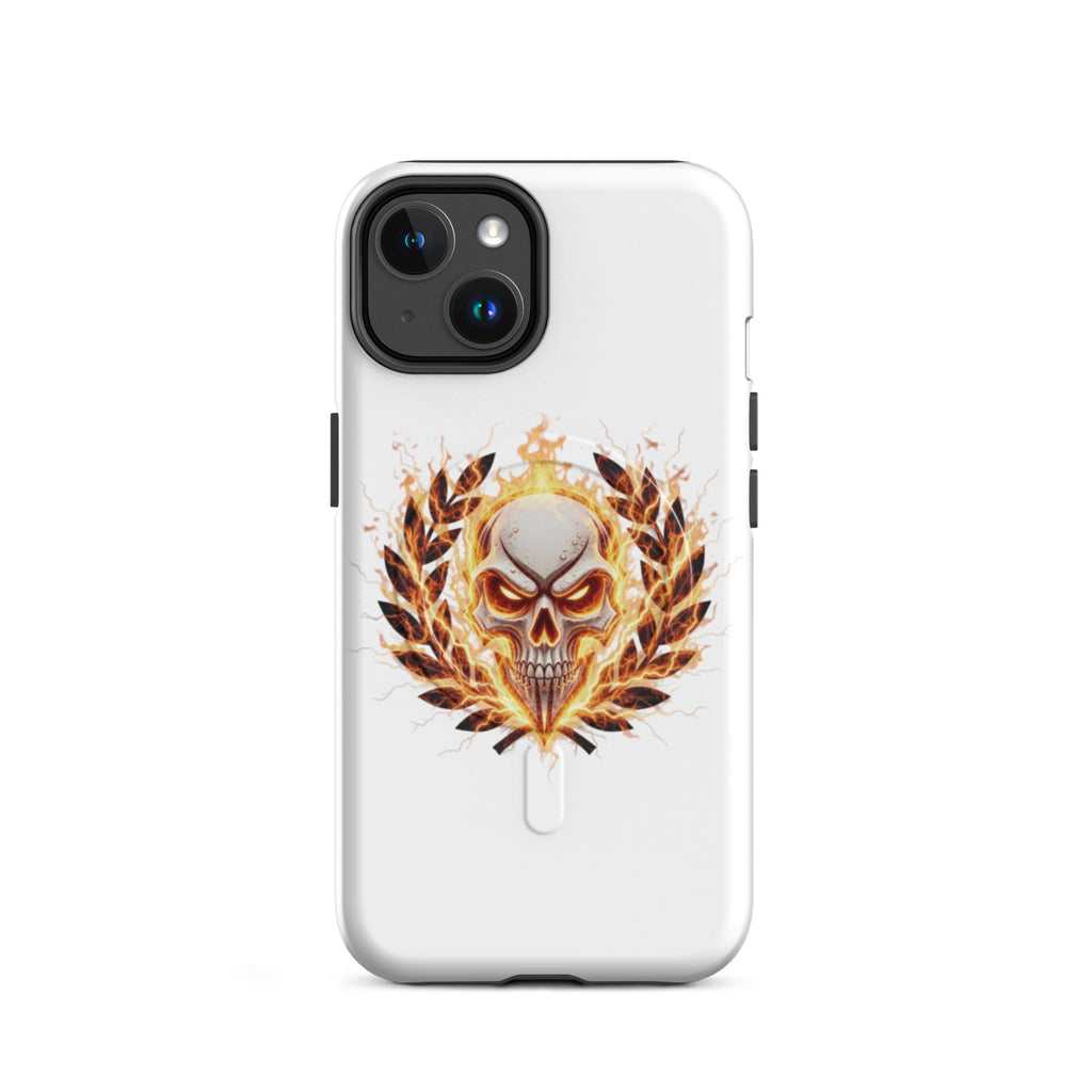 Blazing Skull Rage MagSafe® tough case for iPhone® iPhone 14 Phone Cases