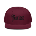 Snapback Hat Burgundy maroon EMBROIDERY