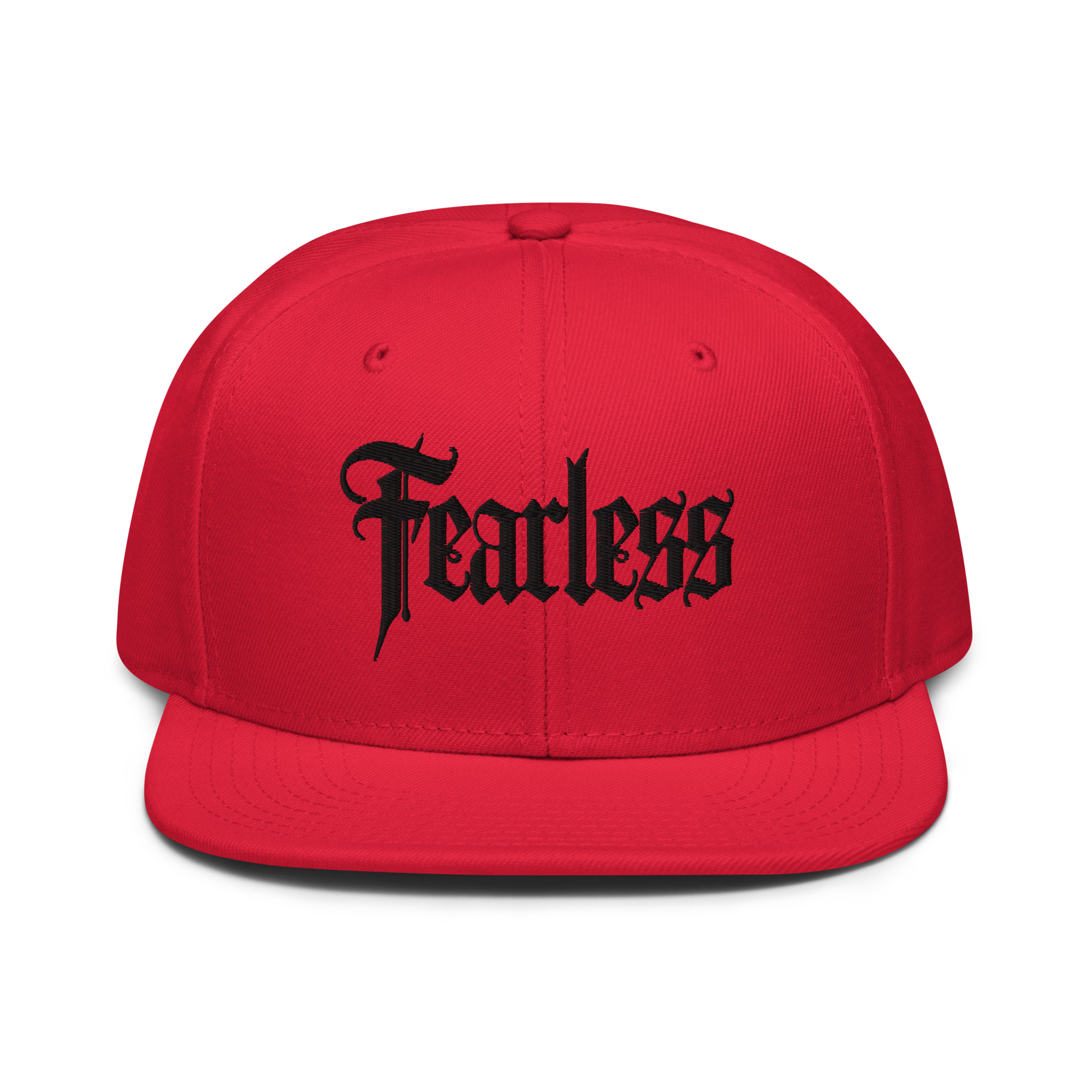 Fearless Snapback Hat Red Hat