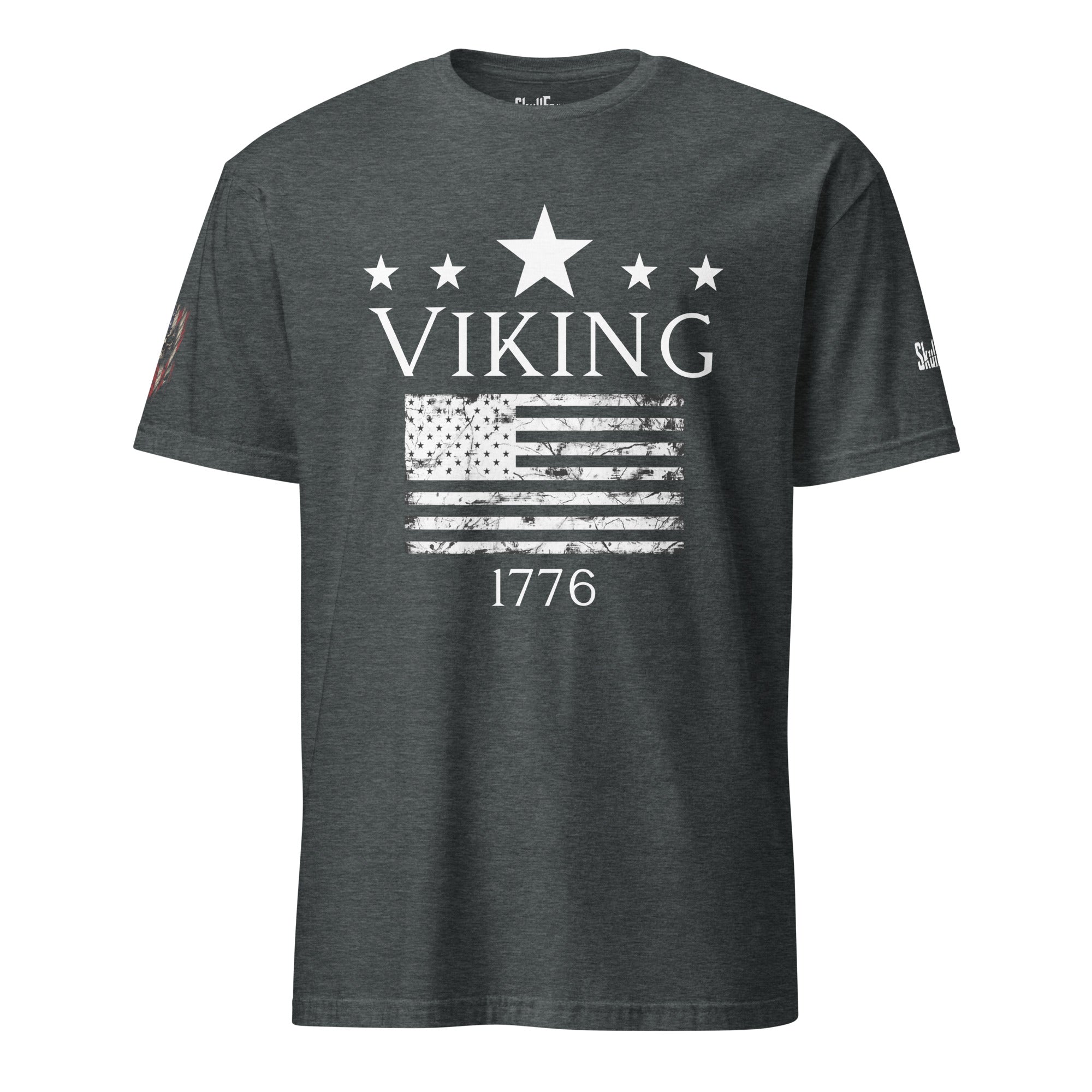 Viking 1776 Short-Sleeve Unisex T-Shirt Dark Heather T-Shirt
