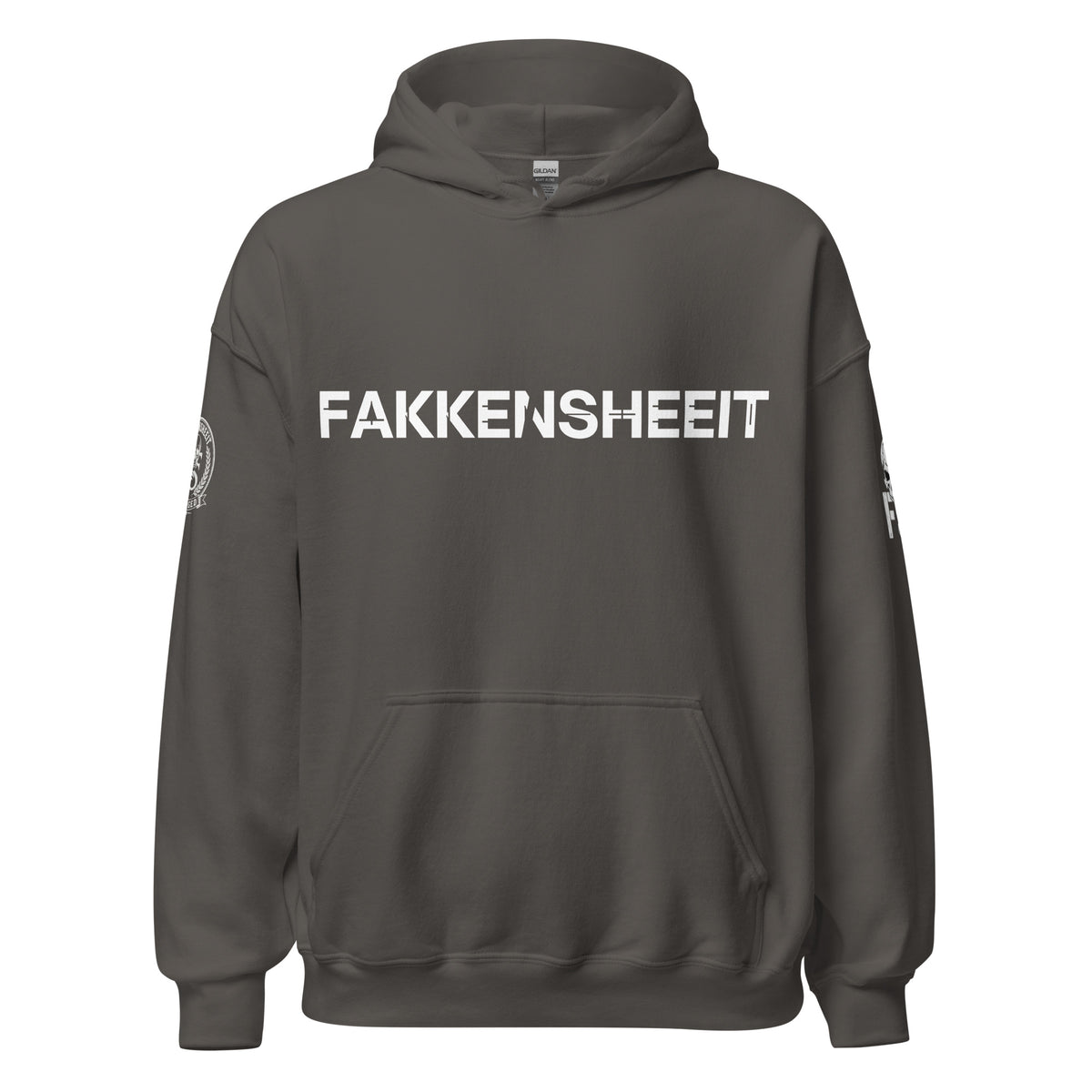 The Fakkensheeit Charcoal Hoodies