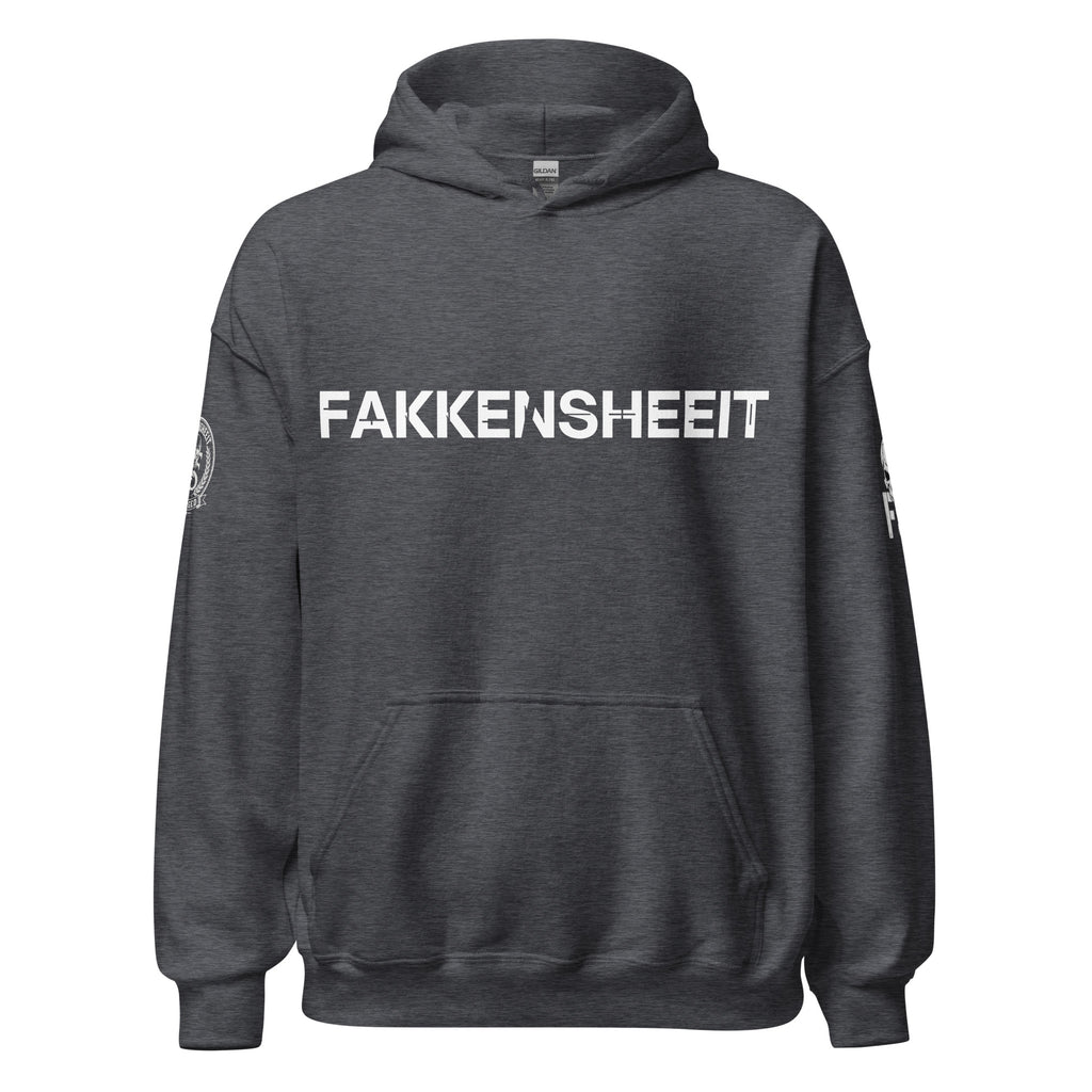 The Fakkensheeit Dark Heather Hoodies