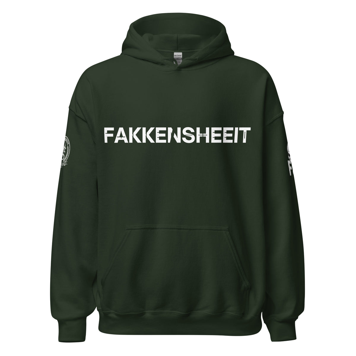 The Fakkensheeit Forest Green Hoodies