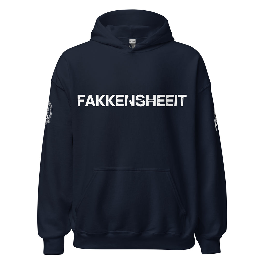 The Fakkensheeit Navy Hoodies