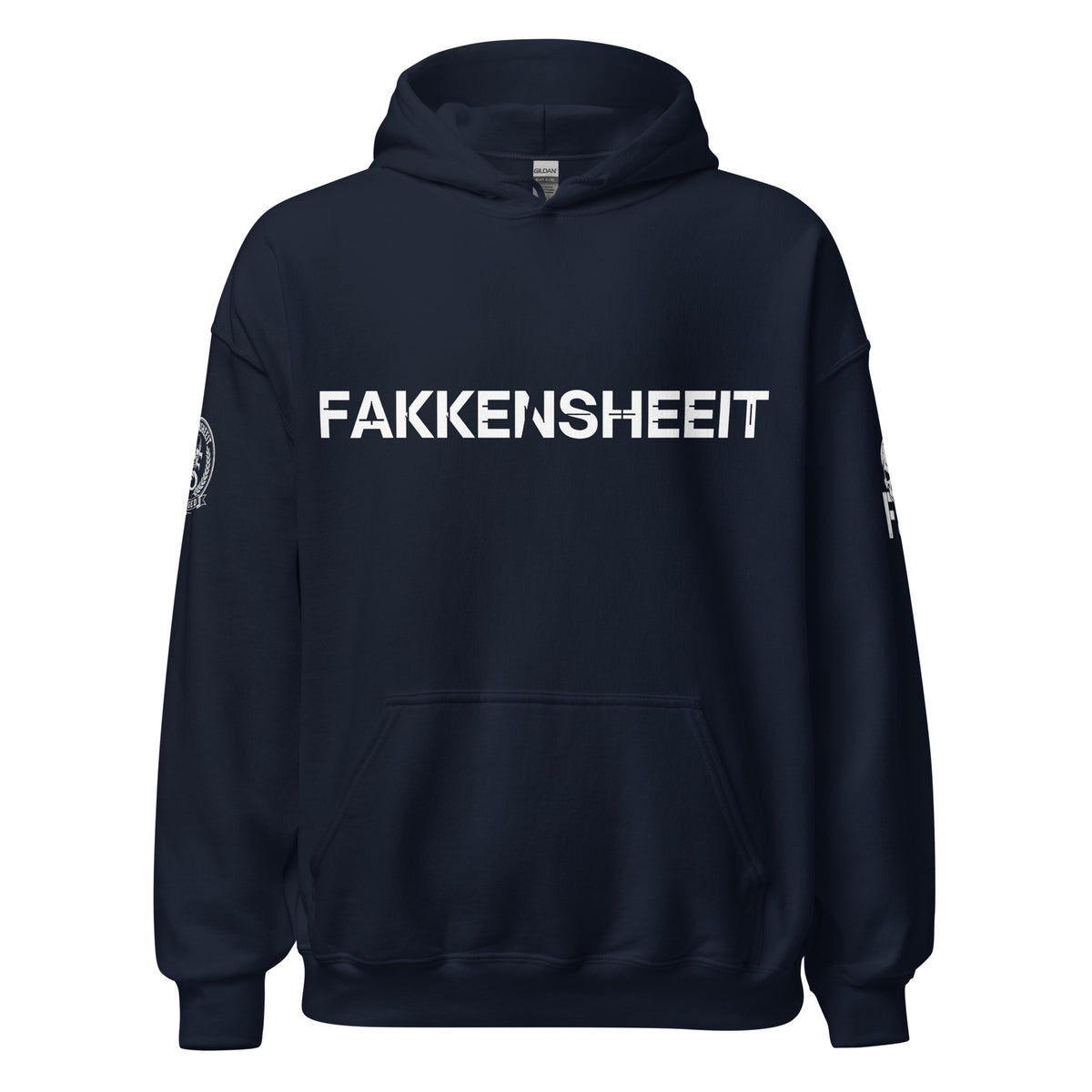 The Fakkensheeit Navy Hoodies
