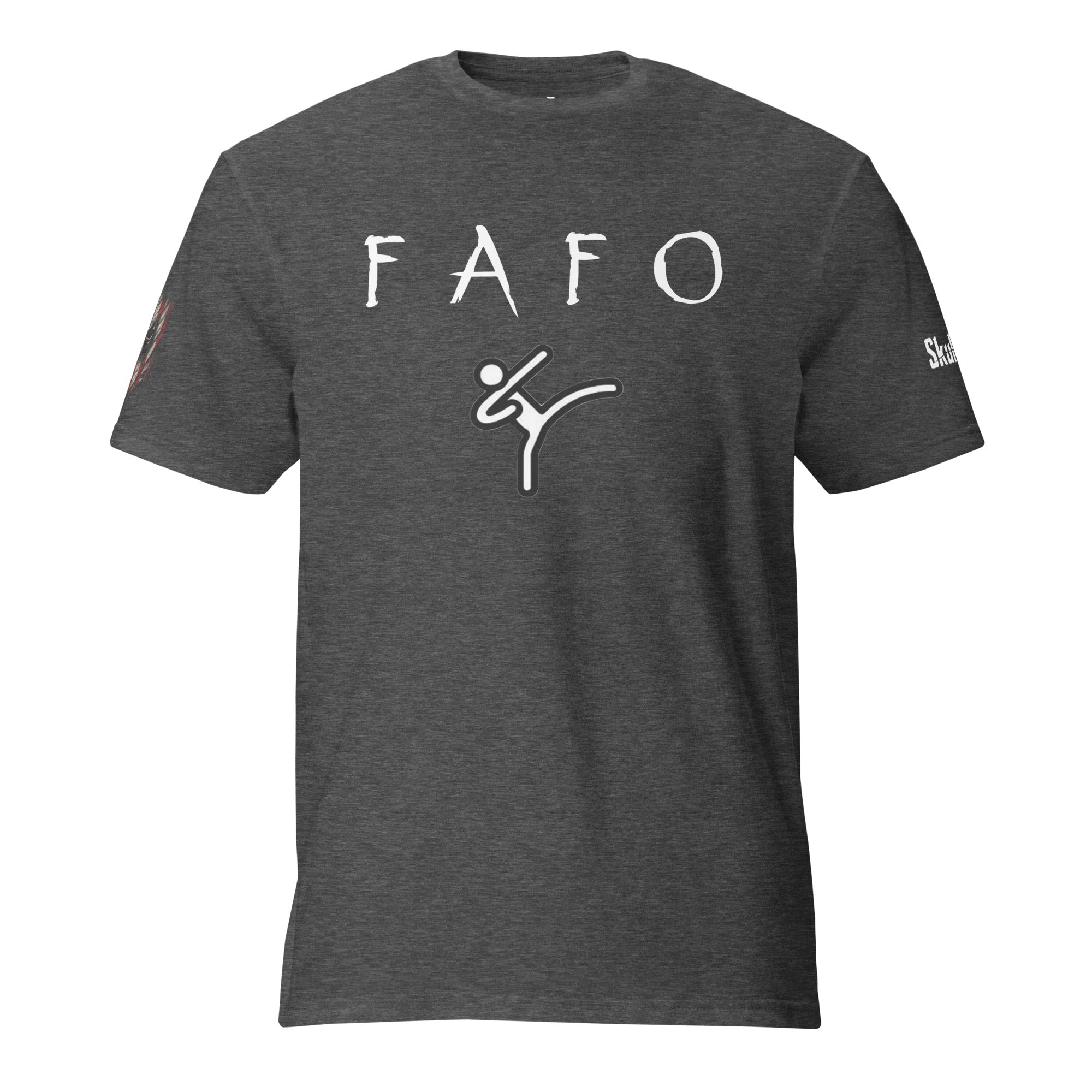FAFO Short-Sleeve T-Shirt Heather Dark Grey t-shirt